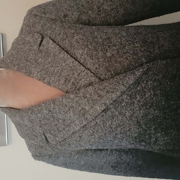 Armani Exchange Ombre Black /Gray Wool Pea Coat, Size S, Excellent Condition - Picture 2 of 15